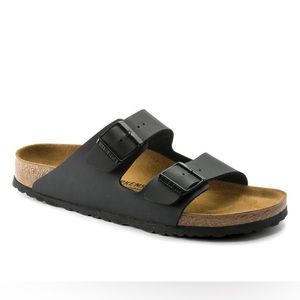 Birkenstock Arizona Soft Footbed Sandals in Black